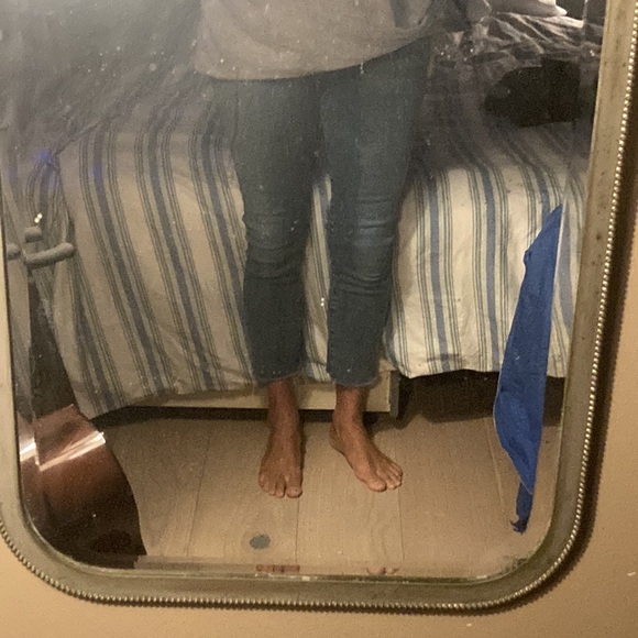 Citizens of Humanity Olivia blue jeans size 25 skinny raw hem - Picture 5 of 5